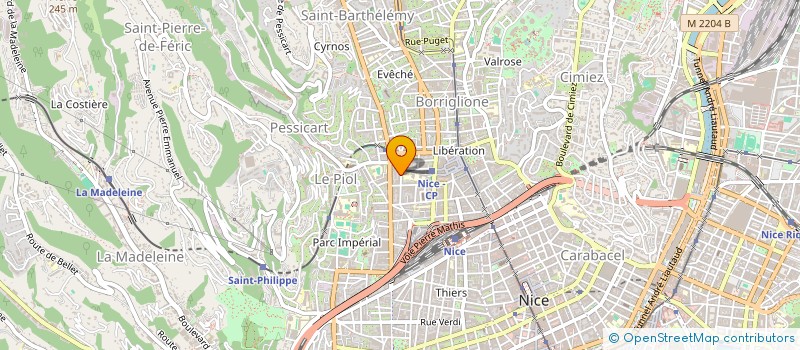localisation de l'entreprise SARL NICE BATIMENT 06  NICE
