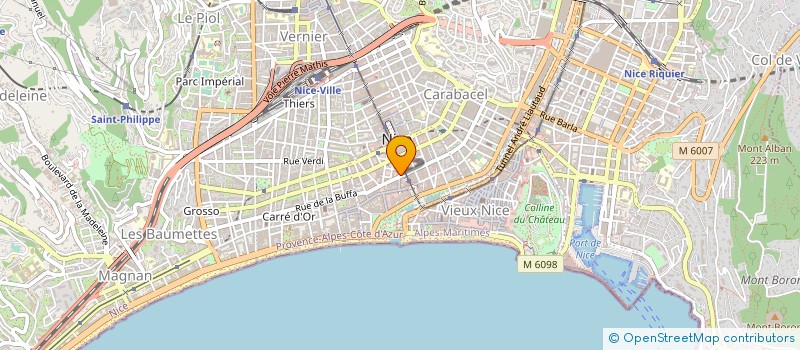 localisation de l'entreprise SARL NICE LIBERTE à NICE