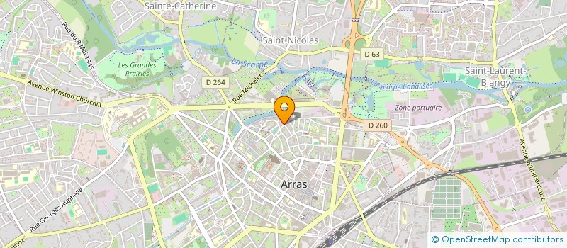 localisation de l'entreprise SARL NICKEL CHROME SERVICES à ARRAS