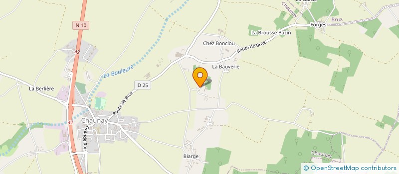 localisation de l'entreprise SARL NICO ECO BOIS ET SAPIN  CHAUNAY