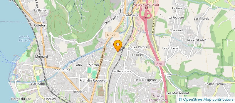 localisation de l'entreprise SARL NICOACH à AIX-LES-BAINS