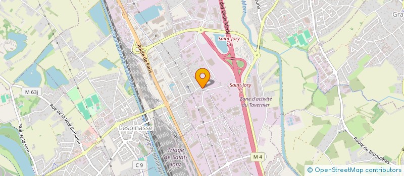 localisation de l'entreprise SARL NICOL 151  LESPINASSE