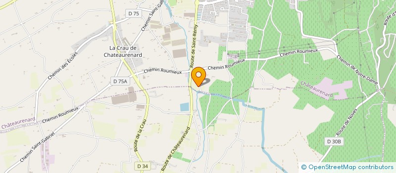 localisation de l'entreprise SARL NICOLAS  CHATEAURENARD