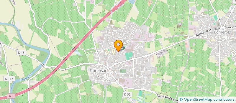 localisation de l'entreprise SARL NICOLAS à FLORENSAC