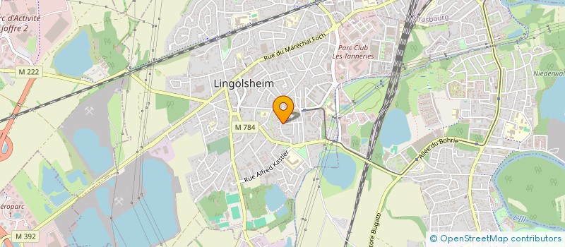 localisation de l'entreprise SARL NICOLAS  LINGOLSHEIM