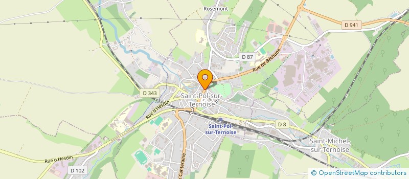 localisation de l'entreprise SARL NICOLAS à SAINT-POL-SUR-TERNOISE