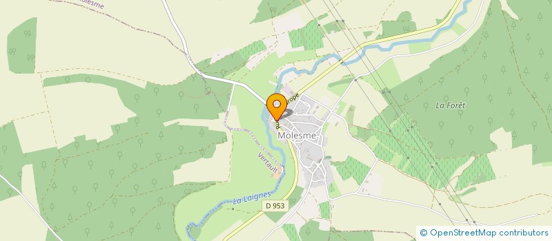 localisation de l'entreprise SARL NICOLAS THIERRY  MOLESME