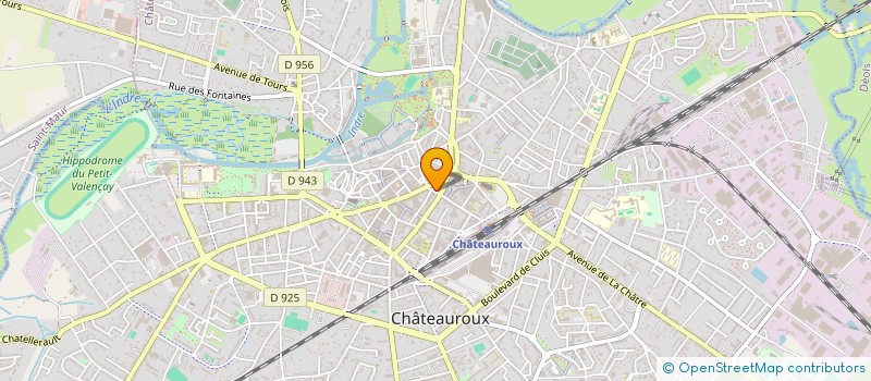 localisation de l'entreprise SARL NICOLINEOPTIC à CHATEAUROUX