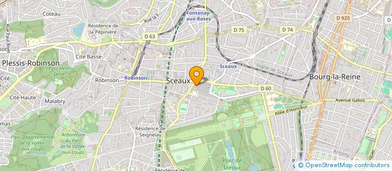 localisation de l'entreprise SARL NICOLO à SCEAUX