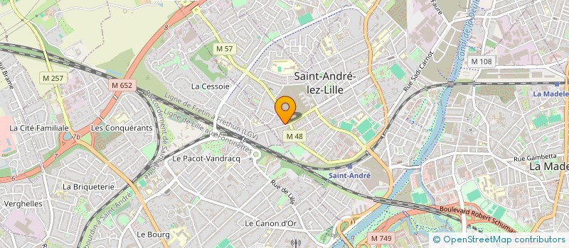 localisation de l'entreprise SARL NID à SAINT-ANDRE-LEZ-LILLE