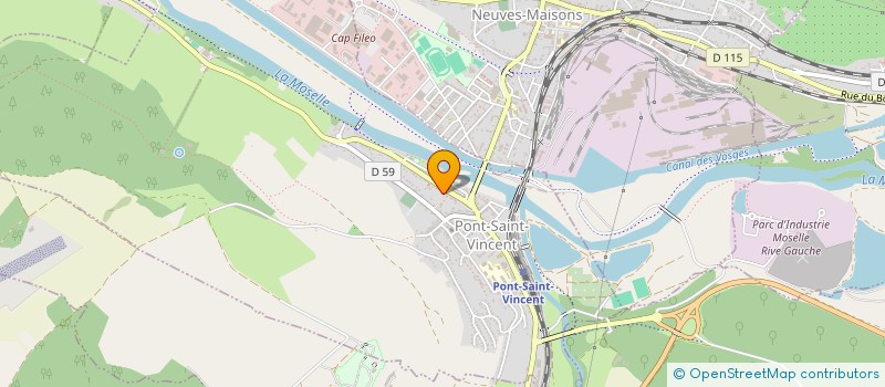 localisation de l'entreprise SARL NIEDERBERGER TRANSPORTS  PONT-SAINT-VINCENT