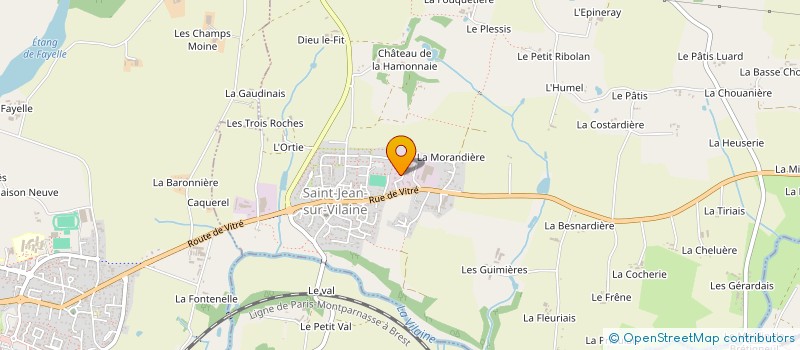 localisation de l'entreprise SARL NIEL  SAINT-JEAN-SUR-VILAINE