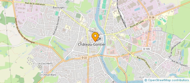 localisation de l'entreprise SARL NIELYC  CHATEAU-GONTIER-SUR-MAYENNE