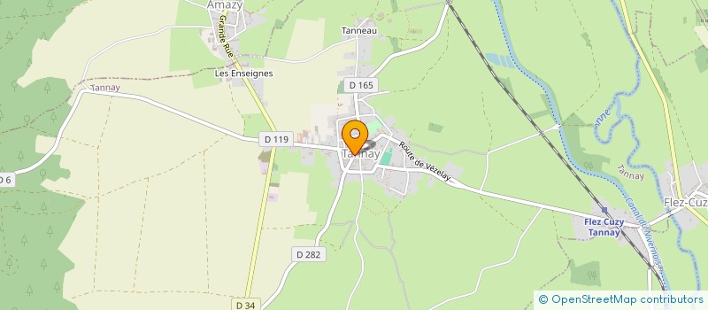 localisation de l'entreprise SARL NIEVRE SYSTEMES à TANNAY