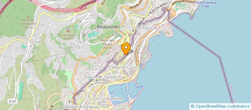 localisation de l'entreprise SARL NIKITA à BEAUSOLEIL
