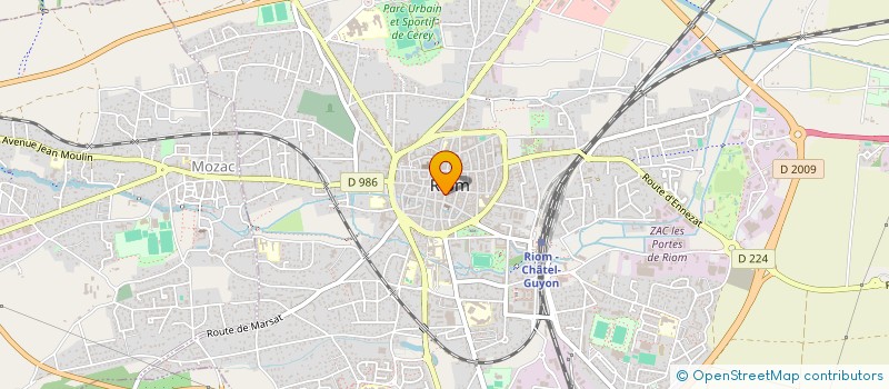 localisation de l'entreprise SARL NIKOJC IMMO à RIOM