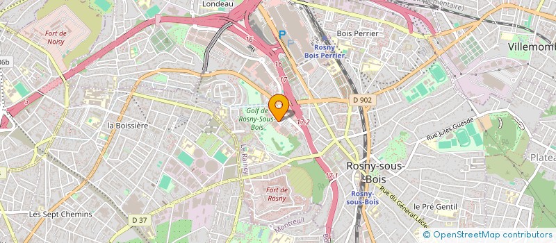 localisation de l'entreprise SARL NINA à ROSNY-SOUS-BOIS