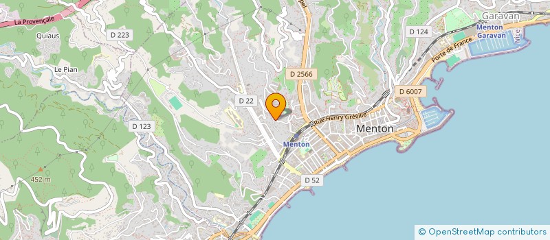 localisation de l'entreprise SARL NINA à MENTON