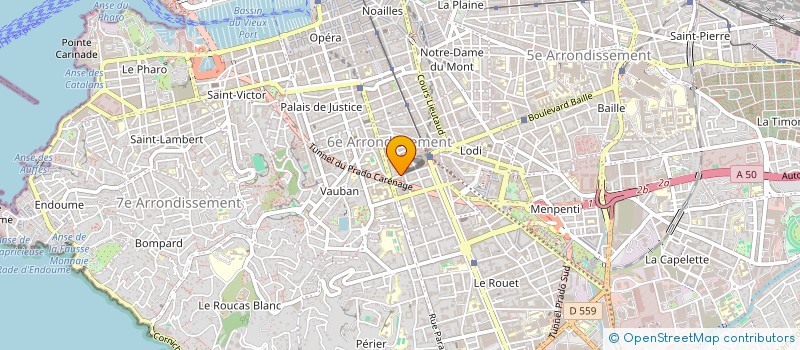 localisation de l'entreprise SARL NINE à MARSEILLE 6EME