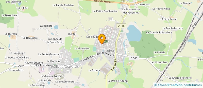 localisation de l'entreprise SARL NINO TRANSPORTS à LOIRON-RUILLE