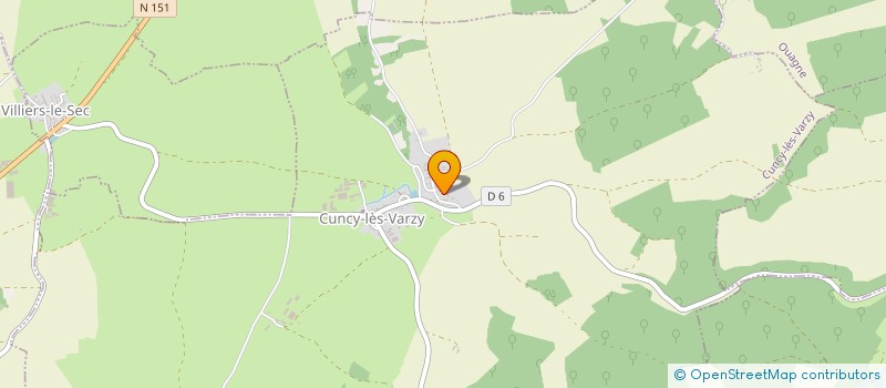 localisation de l'entreprise SARL NIQUET FRERES à CUNCY-LES-VARZY