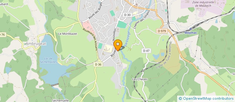 localisation de l'entreprise SARL NIRELLI à MEYMAC