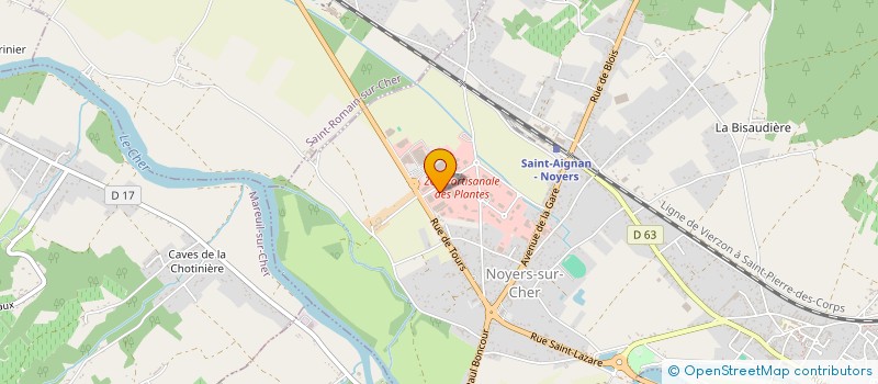 localisation de l'entreprise SARL NIVAULT  NOYERS-SUR-CHER