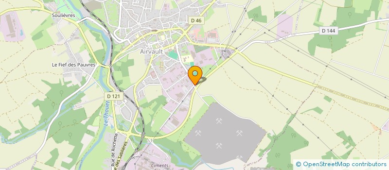 localisation de l'entreprise SARL NIVELEAU  AIRVAULT