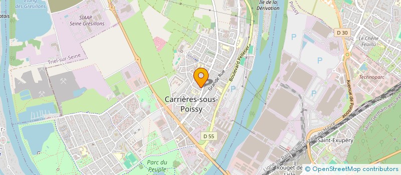 localisation de l'entreprise SARL NIXON  CARRIERES-SOUS-POISSY