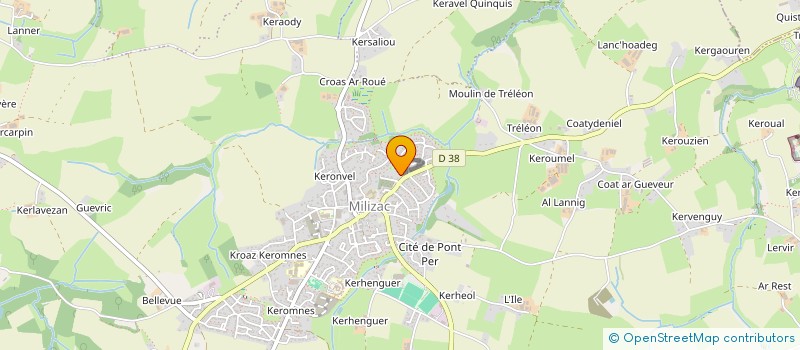 localisation de l'entreprise SARL NJELE  MILIZAC-GUIPRONVEL