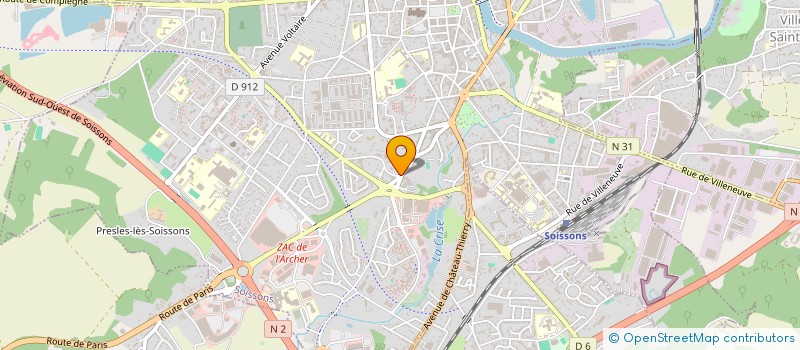 localisation de l'entreprise SARL NK MOTOS  SOISSONS
