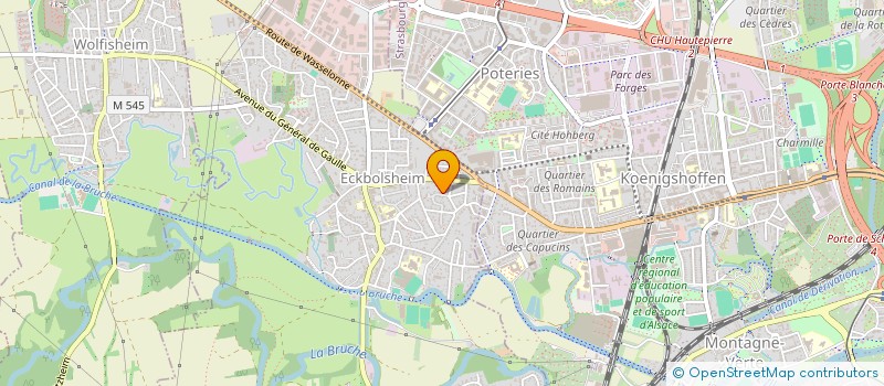 localisation de l'entreprise SARL NLO2  ECKBOLSHEIM