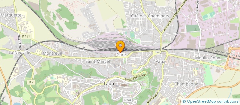 localisation de l'entreprise SARL NOEL à LAON