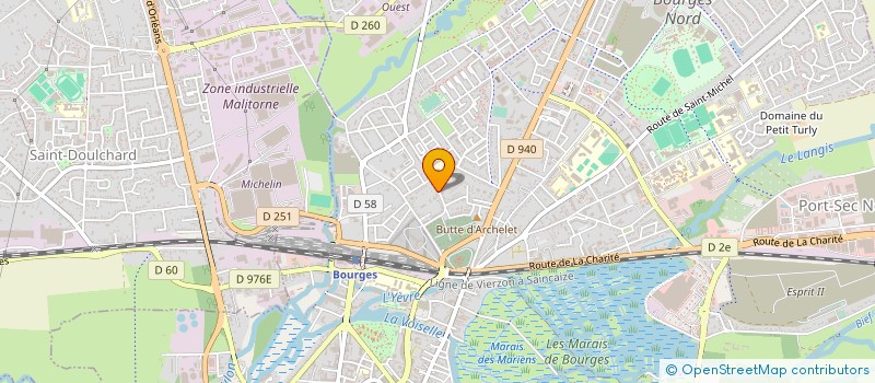 localisation de l'entreprise SARL NOEL ASSURANCE  BOURGES