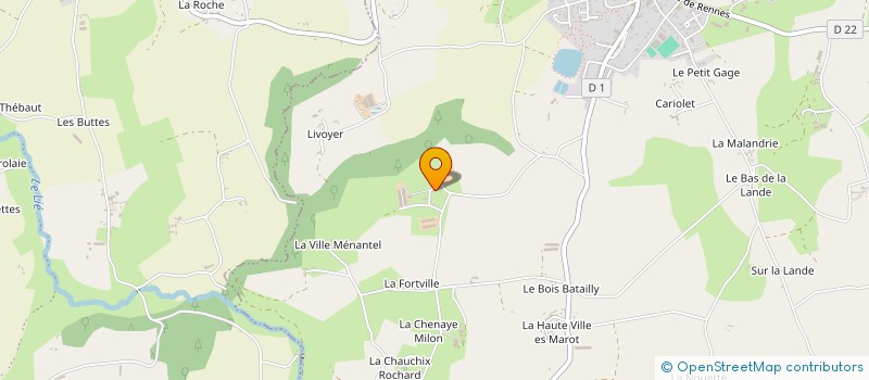 localisation de l'entreprise SARL NOELLINE à LE MENE