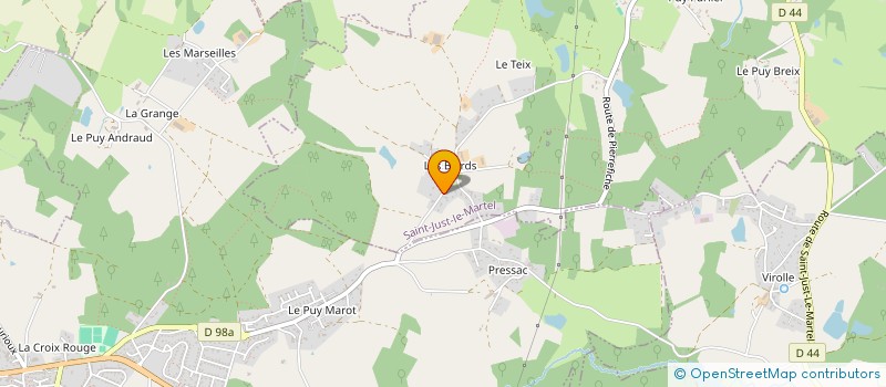 localisation de l'entreprise SARL NOGUEIRA-REMARS à SAINT-JUST-LE-MARTEL