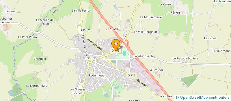 localisation de l'entreprise SARL NOGUES à BROONS