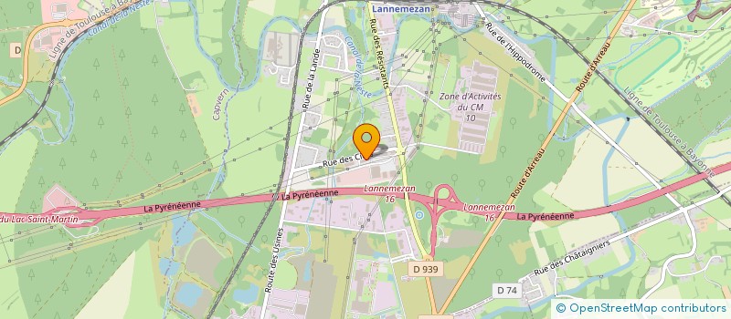 localisation de l'entreprise SARL NOGUES PASCAL à LANNEMEZAN