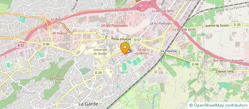 localisation de l'entreprise SARL NOIR à LA GARDE