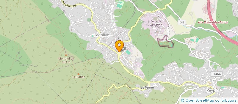 localisation de l'entreprise SARL NOISETTE LA FRINGALE à PEYPIN