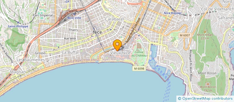 localisation de l'entreprise SARL NOLY  NICE