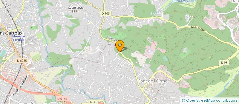 localisation de l'entreprise SARL NOMAD MARINE  MOUGINS