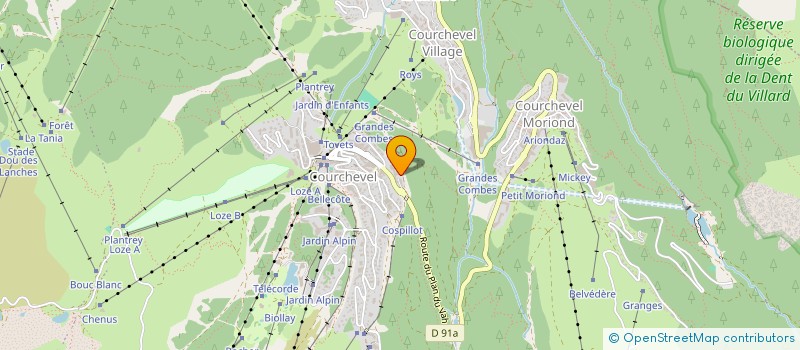 localisation de l'entreprise SARL NON-STOP MAINTENANCE à COURCHEVEL