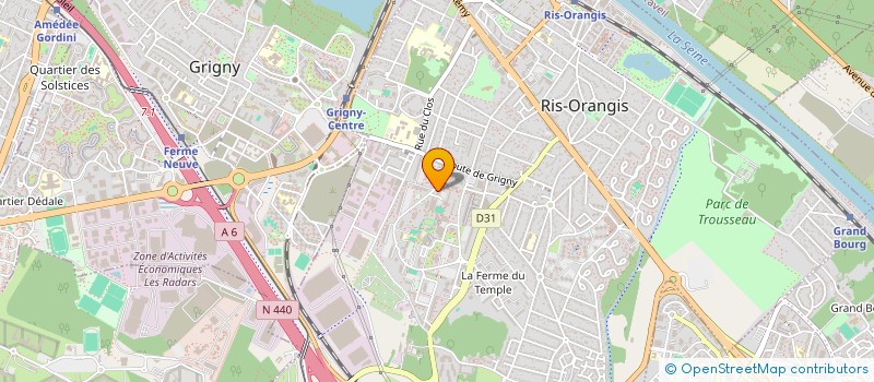 localisation de l'entreprise SARL NOOR BATI  RIS-ORANGIS