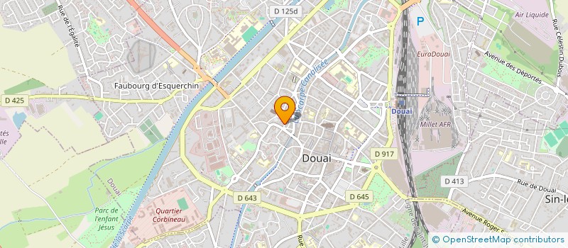 localisation de l'entreprise SARL NORD BTP à DOUAI