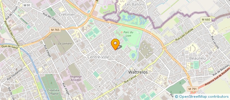 localisation de l'entreprise SARL NORD RENOVATION à WATTRELOS