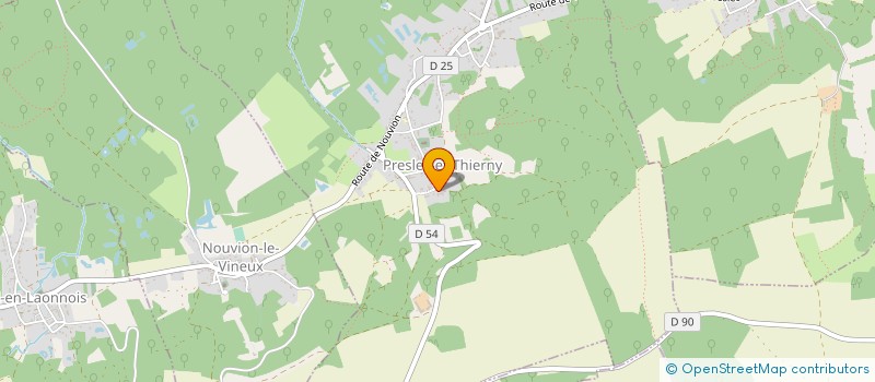 localisation de l'entreprise SARL NORD VOILE à PRESLES-ET-THIERNY