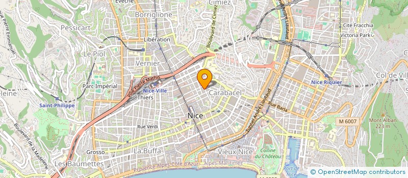 localisation de l'entreprise SARL NORIS à NICE