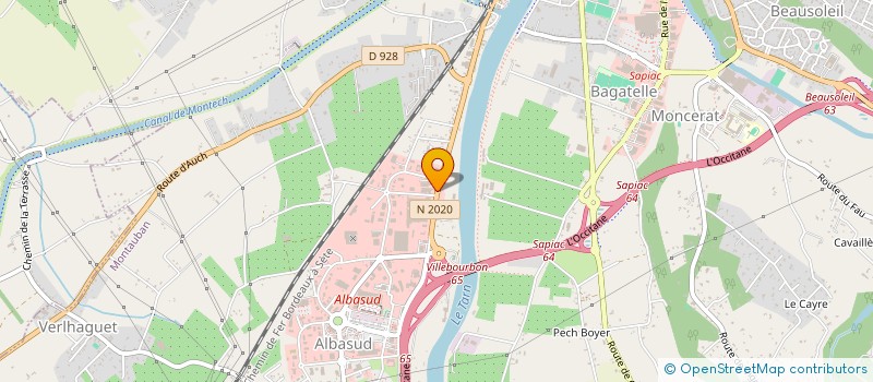 localisation de l'entreprise SARL NORMA  MONTAUBAN