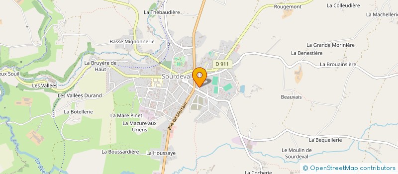 localisation de l'entreprise SARL NORMACHOC à SOURDEVAL